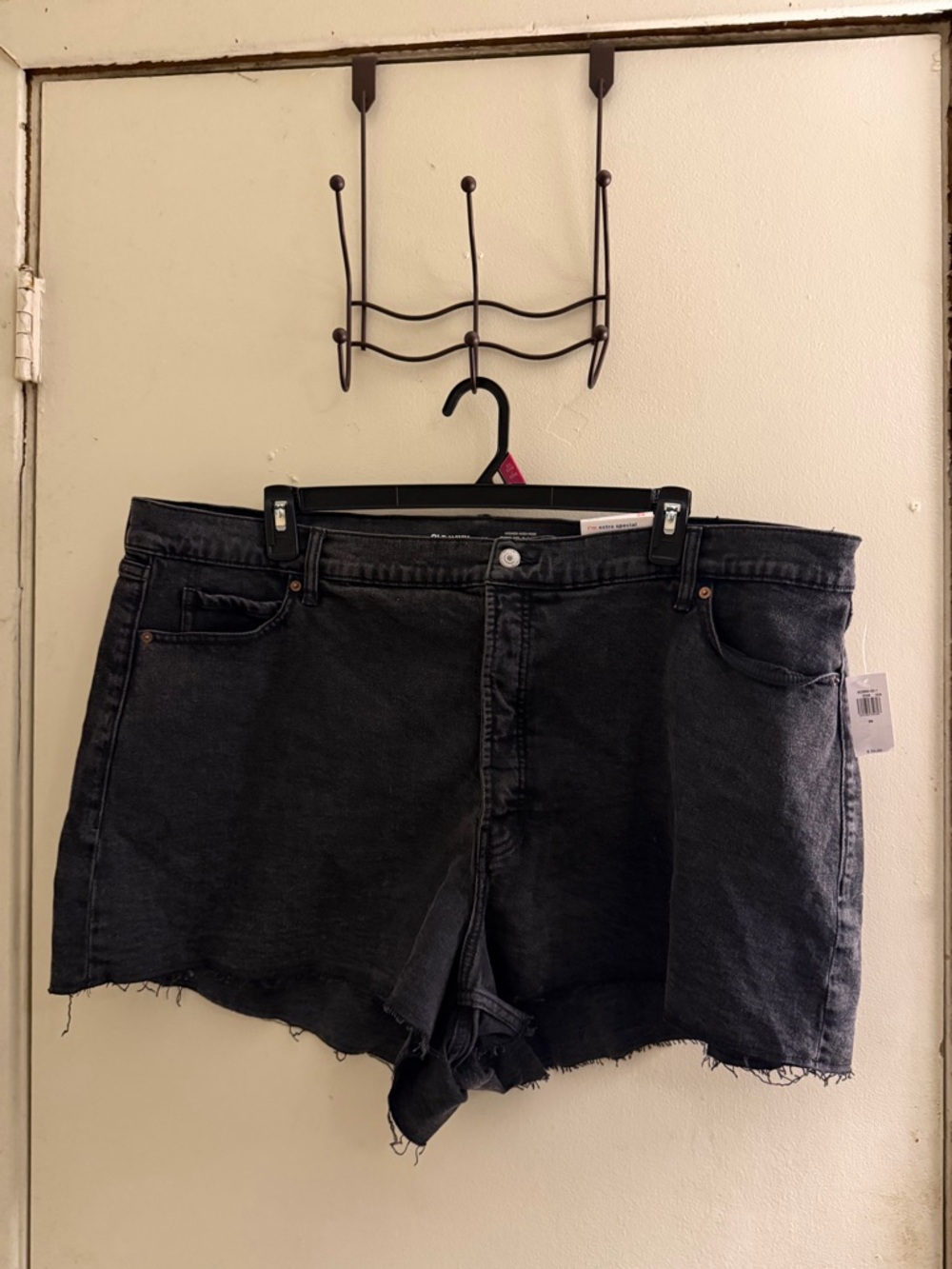Old Navy Black Denim Cutoff Shorts
